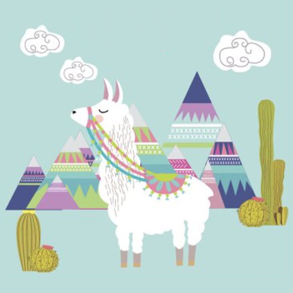 Love Alpaca Wall Art Decals